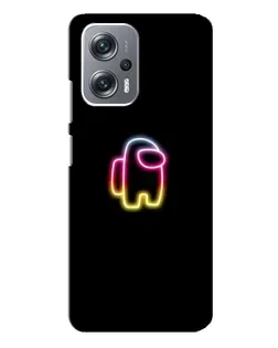 Чехол для Xiaomi Redmi Note 12 Pro (5g) с картинкой «Among Us градиент»