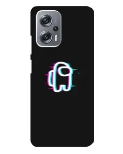 Чехол для Xiaomi Redmi Note 12 Pro (5g) с картинкой «Among Us неон»