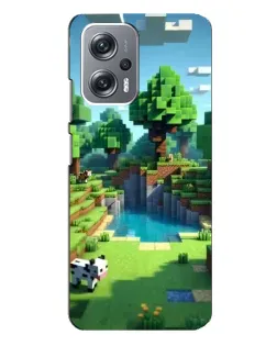 Чехол для Xiaomi Redmi Note 12 Pro (5g) с картинкой «Minecraft летний день»