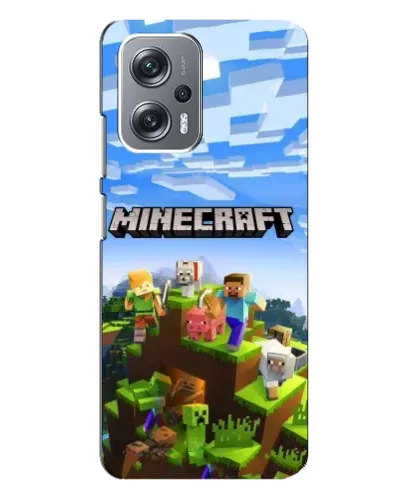 Чехол для Xiaomi Redmi Note 12 Pro (5g) с картинкой «Minecraft классический мир» Чехол для Xiaomi Redmi Note 12 Pro (5g) с картинкой «Minecraft классический мир»