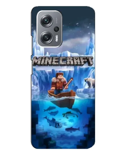 Чехол для Xiaomi Redmi Note 12 Pro (5g) с картинкой «Minecraft ледяной мир» Чехол для Xiaomi Redmi Note 12 Pro (5g) с картинкой «Minecraft ледяной мир»