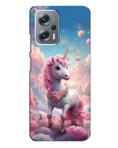 Чехол для Xiaomi Redmi Note 12 Pro (5g) с картинкой «Единорог среди облаков»
