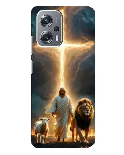 Чехол для Xiaomi Redmi Note 12 Pro (5g) с картинкой «Лев Иуды и Свет»