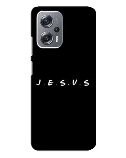 Чехол для Xiaomi Redmi Note 12 Pro (5g) с картинкой «Точки веры J.E.S.U.S.»