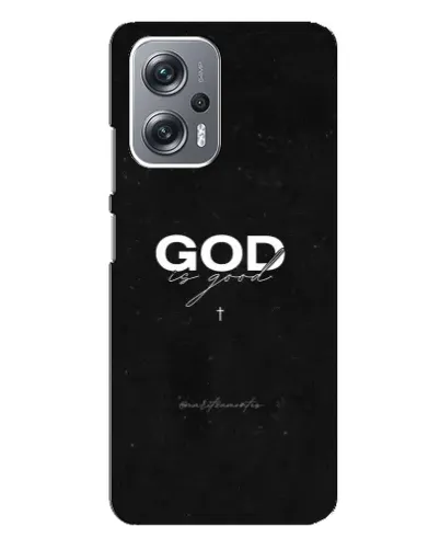 Чехол для Xiaomi Redmi Note 12 Pro (5g) с картинкой «GOD — Бог над всем»