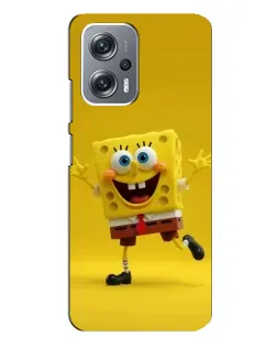 Чехол для Xiaomi Redmi Note 12 Pro (5g) с картинкой «Позитивный Губка Боб»