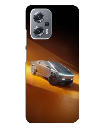 Чехол для Xiaomi Redmi Note 12 Pro (5g) с картинкой «Cybertruck в пустыне»