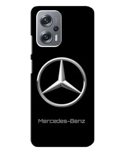 Чехол для Xiaomi Redmi Note 12 Pro (5g) с картинкой «Mercedes Silver Logo»