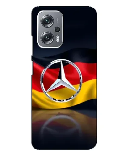 Чехол для Xiaomi Redmi Note 12 Pro (5g) с картинкой «Mercedes — флаг Германии»