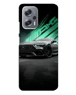 Чехол для Xiaomi Redmi Note 12 Pro (5g) с картинкой «Темный Mercedes AMG»