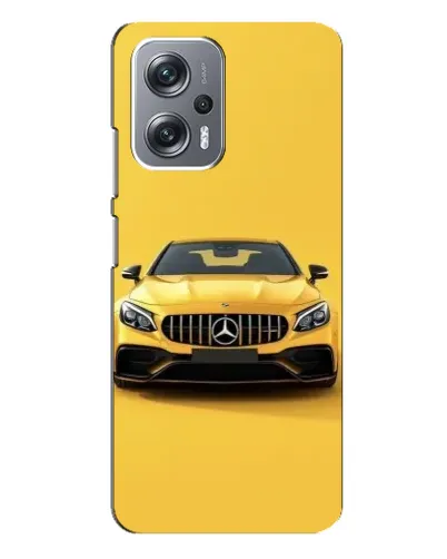 Чехол для Xiaomi Redmi Note 12 Pro (5g) с картинкой «Желтый Mercedes GT»