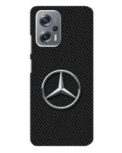 Чехол для Xiaomi Redmi Note 12 Pro (5g) с картинкой «Карбоновый Mercedes стиль»
