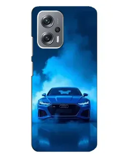 Чехол для Xiaomi Redmi Note 12 Pro (5g) с картинкой «Audi — голубая энергия»