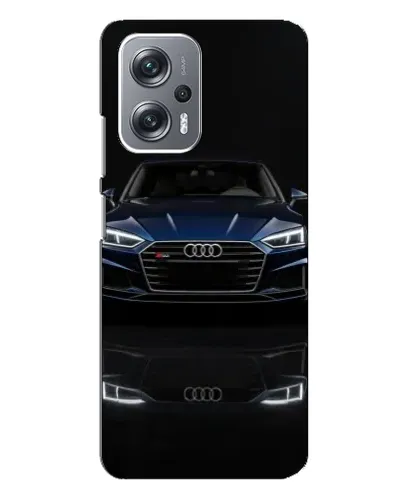 Чехол для Xiaomi Redmi Note 12 Pro (5g) с картинкой «Audi — ночное отражение» Чехол для Xiaomi Redmi Note 12 Pro (5g) с картинкой «Audi — ночное отражение»