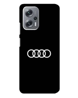 Чехол для Xiaomi Redmi Note 12 Pro (5g) с картинкой «Audi White Logo»