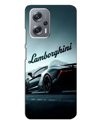 Чехол для Xiaomi Redmi Note 12 Pro (5g) с картинкой «Классическая надпись Lamborghini»