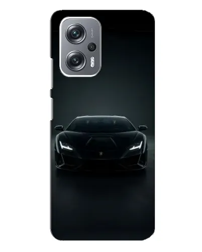 Чехол для Xiaomi Redmi Note 12 Pro (5g) с картинкой «Черный Lamborghini Aventador»