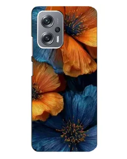 Чохол для Xiaomi Redmi Note 12 Pro (5g) з картинкою «Яскрава синьо-помаранчева флора» Чохол для Xiaomi Redmi Note 12 Pro (5g) з картинкою «Яскрава синьо-помаранчева флора»