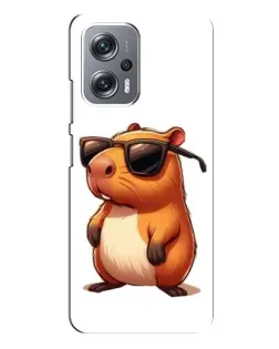 Чехол для Xiaomi Redmi Note 12 Pro (5g) с картинкой «Капибара в очках» Чехол для Xiaomi Redmi Note 12 Pro (5g) с картинкой «Капибара в очках»