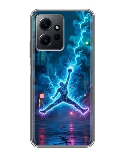 Чехол для Xiaomi Redmi Note 12 с картинкой «Jordan Gold Jumpman»