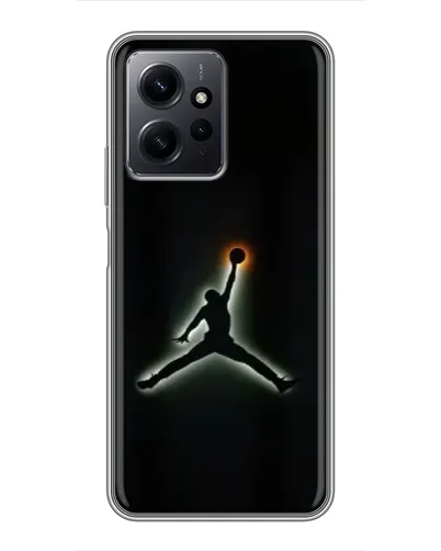 Чехол для Xiaomi Redmi Note 12 с картинкой «Jordan Gradient Logo»