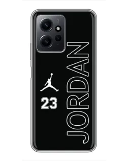 Чехол для Xiaomi Redmi Note 12 с картинкой «Jordan Vertical»