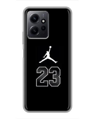 Чехол для Xiaomi Redmi Note 12 с картинкой «Jordan Flight 23»