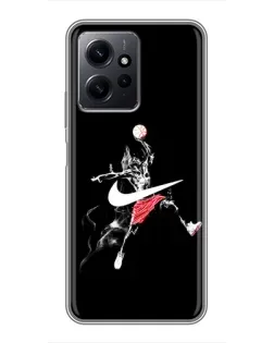 Чехол для Xiaomi Redmi Note 12 с картинкой «Jordan Jumpman»