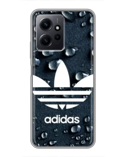 Чохол для Xiaomi Redmi Note 12 з картинкою «Adidas Trefoil Blue»
