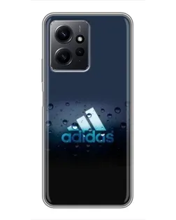 Чохол для Xiaomi Redmi Note 12 з картинкою «Adidas Water Drops»