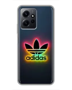Чохол для Xiaomi Redmi Note 12 з картинкою «Неоновий Adidas»