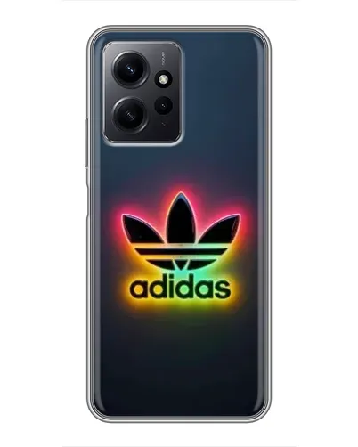 Чохол для Xiaomi Redmi Note 12 з картинкою «Неоновий Adidas»