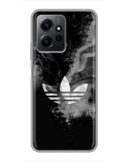 Чохол для Xiaomi Redmi Note 12 з картинкою «Абстрактний дим Adidas»