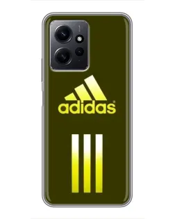 Чохол для Xiaomi Redmi Note 12 з картинкою «Оливковий градієнт Adidas»