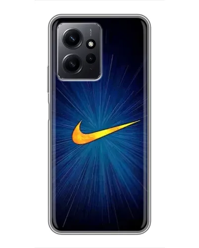 Чехол для Xiaomi Redmi Note 12 с картинкой «Синий пульс Nike» Чехол для Xiaomi Redmi Note 12 с картинкой «Синий пульс Nike»