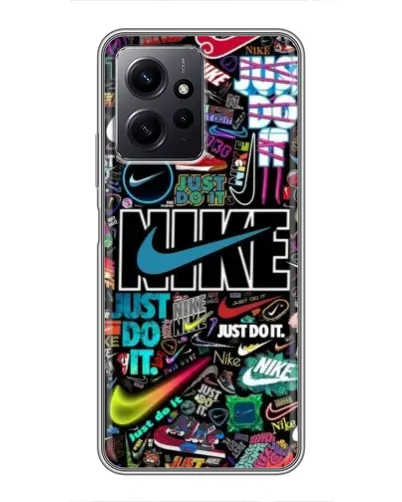 Чехол для Xiaomi Redmi Note 12 с картинкой «Яркий коллаж Nike» Чехол для Xiaomi Redmi Note 12 с картинкой «Яркий коллаж Nike»