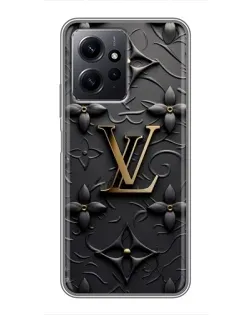 Чохол для Xiaomi Redmi Note 12 з картинкою «Шкіряна текстура LV»