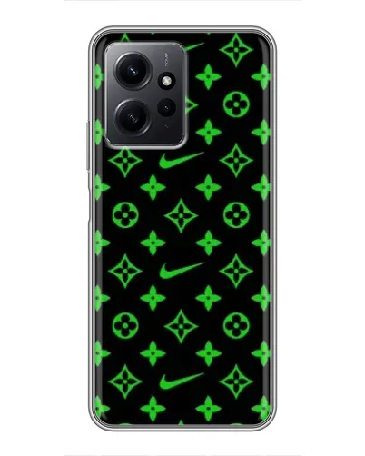 Чохол для Xiaomi Redmi Note 12 з картинкою «Неоновий принт LV»