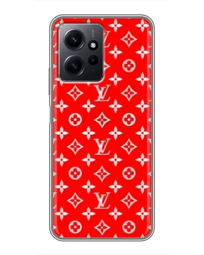 Чохол для Xiaomi Redmi Note 12 з картинкою «Яскравий паттерн LV»