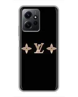 Чохол для Xiaomi Redmi Note 12 з картинкою «Louis Vuitton — мінімалізм»