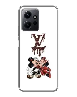 Чохол для Xiaomi Redmi Note 12 з картинкою «LV та Міккі Маус»