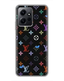Чохол для Xiaomi Redmi Note 12 з картинкою «Кольорова монограма LV»
