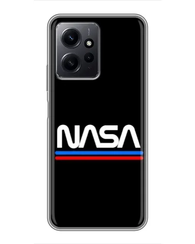 Чохол для Xiaomi Redmi Note 12 з картинкою «NASA — класика Red Blue» Чохол для Xiaomi Redmi Note 12 з картинкою «NASA — класика Red Blue»