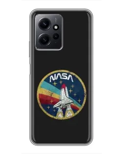Чохол для Xiaomi Redmi Note 12 з картинкою «NASA — емблема місії»