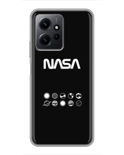 Чохол для Xiaomi Redmi Note 12 з картинкою «NASA — технічний принт» Чохол для Xiaomi Redmi Note 12 з картинкою «NASA — технічний принт»