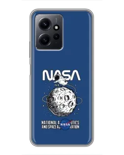 Чохол для Xiaomi Redmi Note 12 з картинкою «NASA — місячна місія»