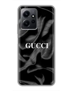 Чохол для Xiaomi Redmi Note 12 з картинкою «Gucci — шовкові хвилі»