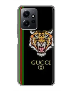 Чехол для Xiaomi Redmi Note 12 с картинкой «Тигр Gucci»
