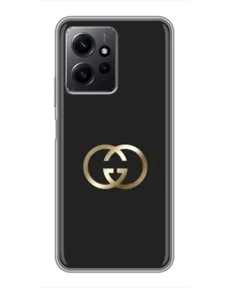 Чехол для Xiaomi Redmi Note 12 с картинкой «Минимализм Gucci»