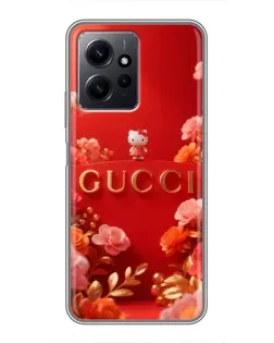 Чехол для Xiaomi Redmi Note 12 с картинкой «Gucci — золотой сад»